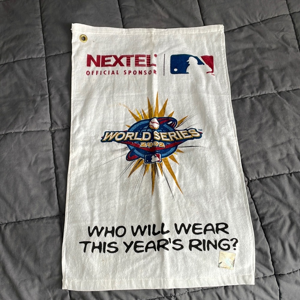 2002 World Series Towel